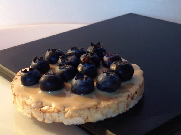 Rice Cake with Blueberries